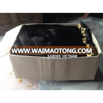 Vietnamese cheapest price single drawn hair in bulk