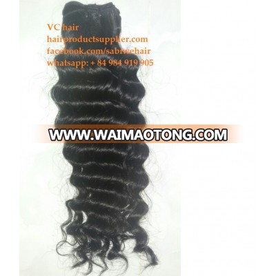 deep wave hair in weaving from Vietnamese hair at good price