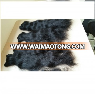 unprocessed Cambodian natural wavy single double super hair with suitable price from Vietnam