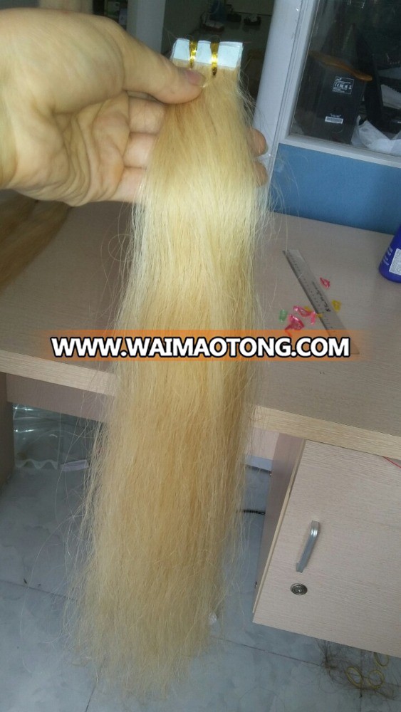 Colored Tape hair extentions from Vietnamese straight hair